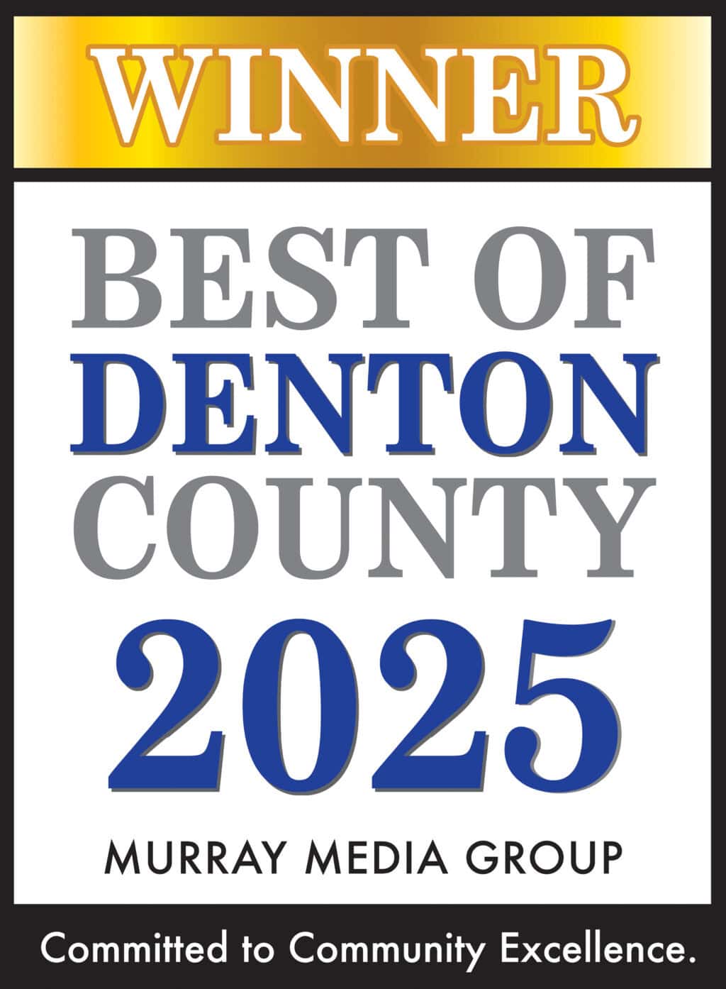 Best of Denton County BODC Winner 2025