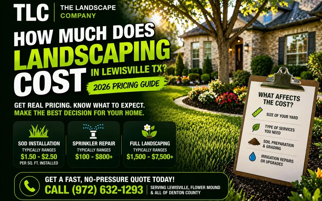 How Much Does Landscaping Cost in Lewisville? (2026 Pricing Guide)