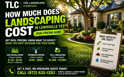 How Much Does Landscaping Cost in Lewisville? (2026 Pricing Guide)