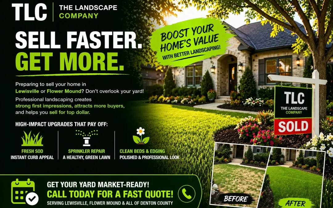 Landscaping to Increase Home Value in Lewisville: Sell Faster & For More