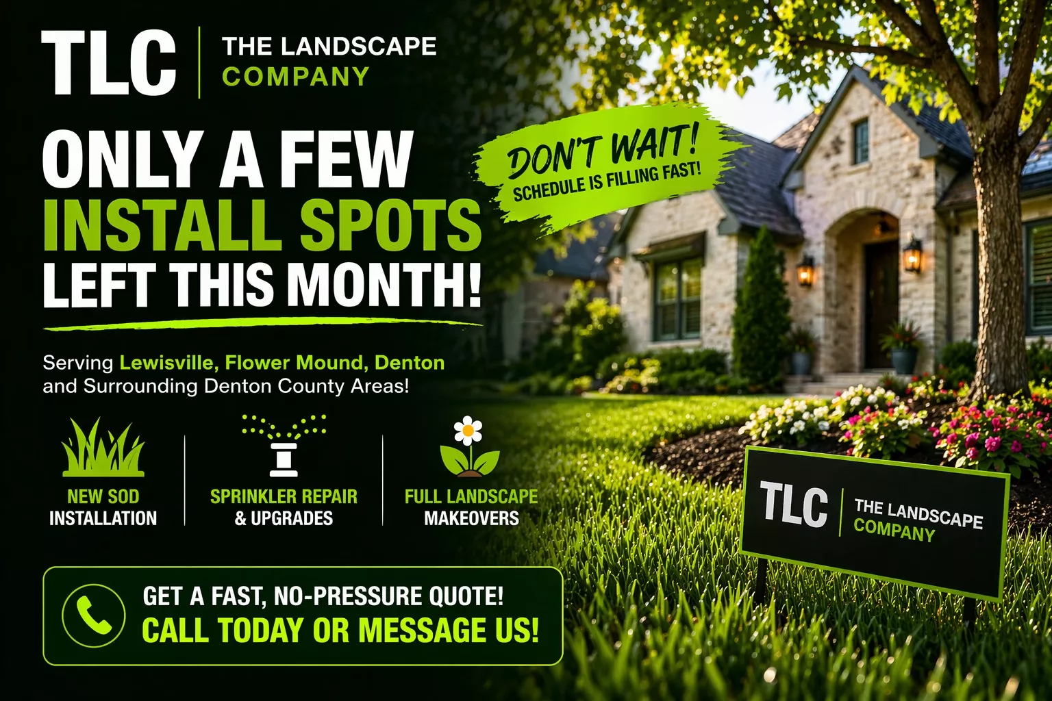 TLC The Landscape Company Friday FOMO FB image